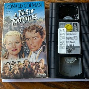 EUC vintage VHS A Tale of Two Cities MGM/UA Home Video works Ronald Coleman